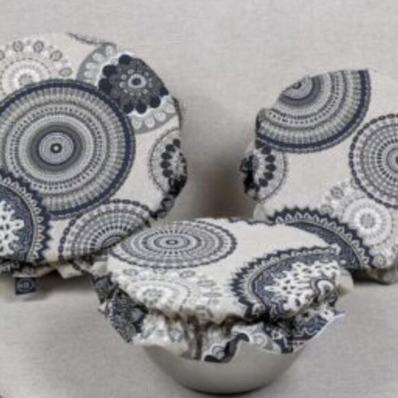 Set of 3 bowl covers - washable & reusable - Picture 6 of 9